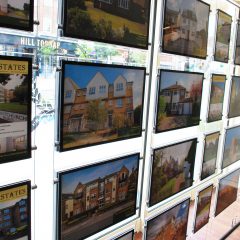 Estate Agents Window Poster Pockets Display